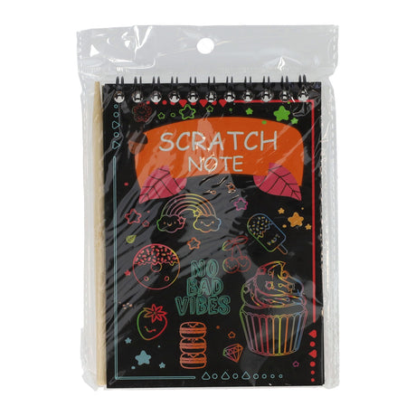 Scratch notitieboek - 10 blaadjes