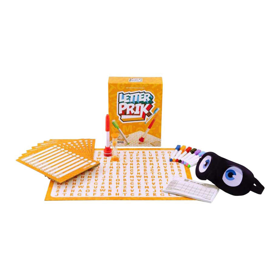 Pingion games - letterprik bordspel