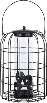 Trixie voerdispenser met gaasbescherming zwart