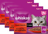 Whiskas Whis Multipack Pouch Senior Fleesch Auswiel am Saus