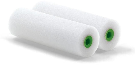 Nölle profi brush lakroller replacement roller, foam nölle,10cm,d=35mm,2-pack