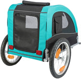 Trixie Hondenfietskar limited edition zwart turquoise