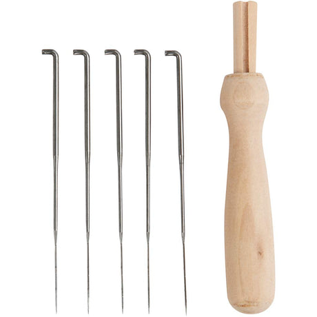 Creativ company https: www.cchobby.nl viltnaald-houder-l-9-cm-1-set