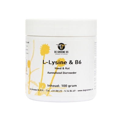 De groene os L-lysine b6 hond kat