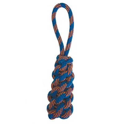 Happy pet Twisted tugger flostouw blauw oranje