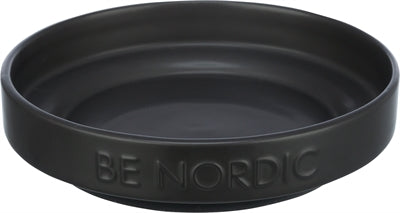 Trixie Be nordic voerbak kat keramiek rubber zwart