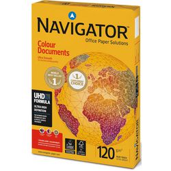Kopieerpapier navigator a4 120 g m² glad wit 250 vellen