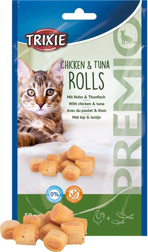 Trixie Premio kip tonijn rolletjes voor katten glutenvrij