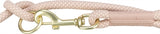 Trixie soft rope hondenriem verstelbaar roze licht roze