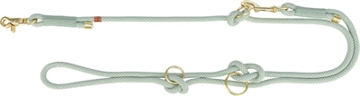 Trixie Soft rope hondenriem verstelbaar saliegroen mint