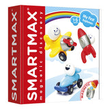 Smartmax my first explorers - magnetische auto en vliegtuig bouwen - bouwset met korte en lange staven - educatief speelgoed voor peuters - vanaf 1 jaar