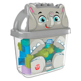 Mattel mega bloks animal buckets fisher price assorti | 4 stuks