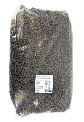 Excellent budget extruded adult lamb rice