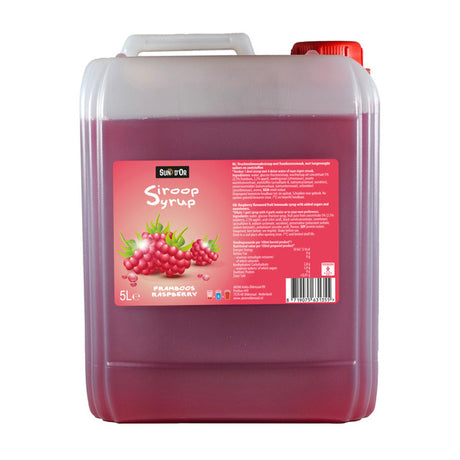 Sun d'or vruchtenlimonadesiroop framboos (5 liter)