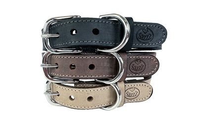 Sazzz Halsband hond nomad vintage leer bruin