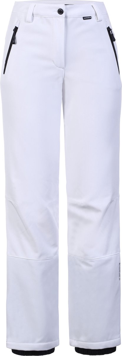 Icepeak frechen dames softshell skibroek - wit - 42