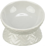 Trixie verhoogde voerbak waterbak keramiek licht taupe
