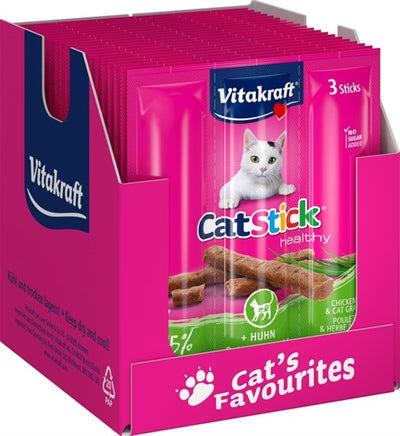 Vitakraft Cat-stick mini kip kattengras