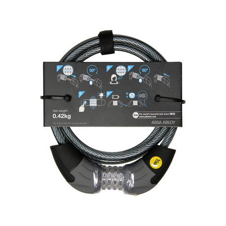 Yale 1062463 - combinatie kabelslot standaard | 2 stuks
