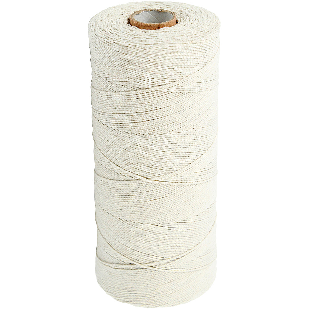 Creativ company https: www.cchobby.nl katoendraad-l-700-m-extra-dunne-kwaliteit-12-6-ca-1-mm-licht-naturel-250-gr-1-bol