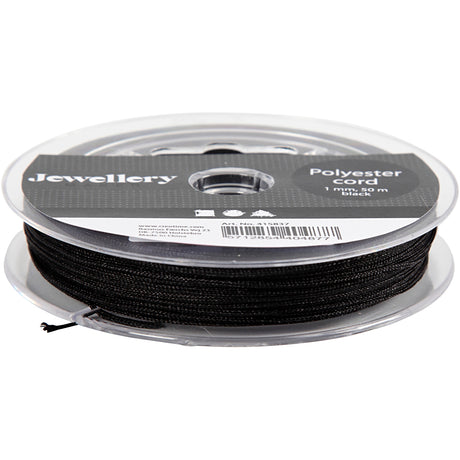 Https: www.cchobby.nl polyester-koord-dikte-1-mm-zwart-50-m-1-rol