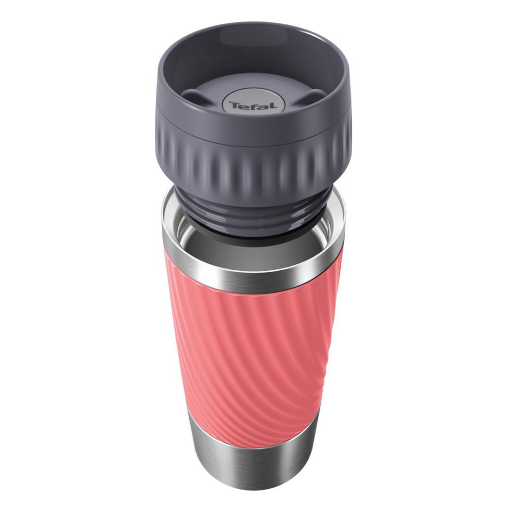 Tefal Tefal Travel Mug Easytwist Isoleerbeker 0.36L Koraalrood