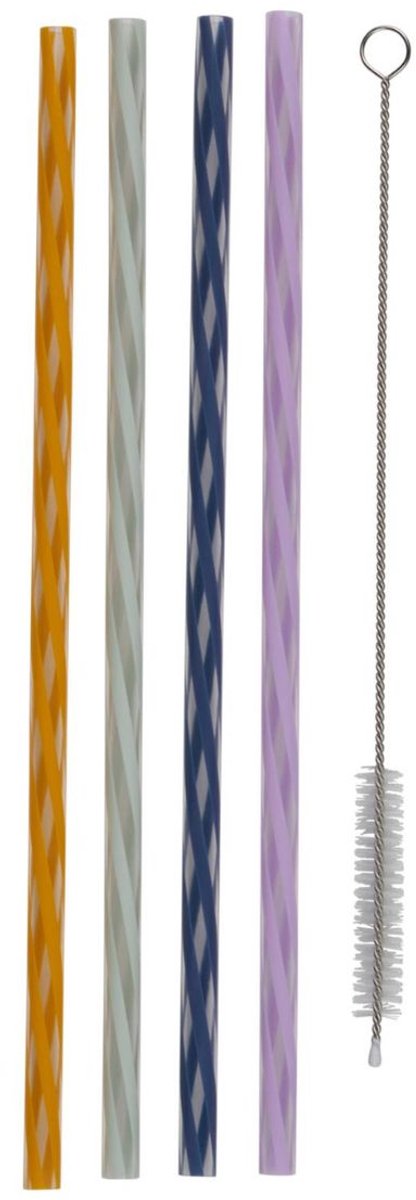 Alpina straw with brush 7pc