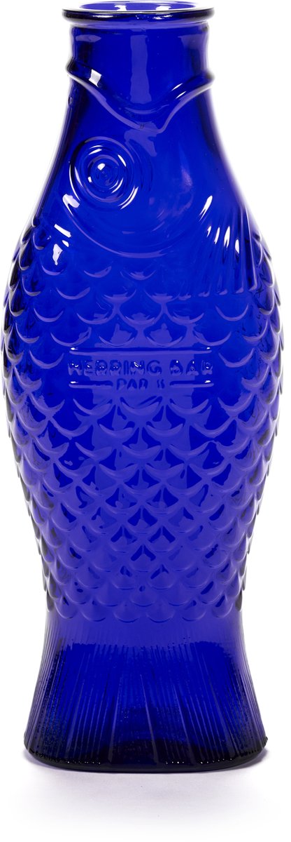 Serax - paola navone fish fish - karaf - kobaltblauw - 85cl