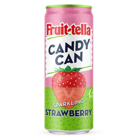 Candy can fruit-tella strawberry (12x 33cl)