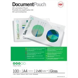 Lamineerhoezen gbc document transparant 100 stuks