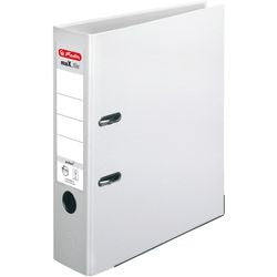 Ordner herlitz max.file protect a4 80 mm staand wit 2-rings 1 stuk