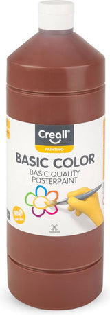 Creall schoolverf donkerbruin, 1 liter