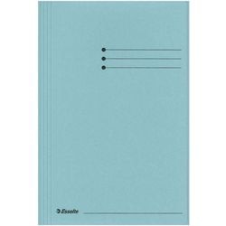 Esselte mappen 3 flappen folio 235x350mm blauw