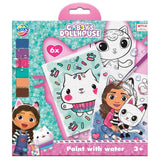 Moxy schilderen met water gabby's poppenhuis, 7dlg.