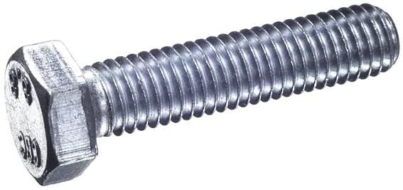 Dresselhaus zeskantbout 6-kt-screw,threaded head dresselh.m5x16 gal.verz.