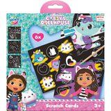 Moxy scratch kaarten gabby's poppenhuis set, 7dlg.