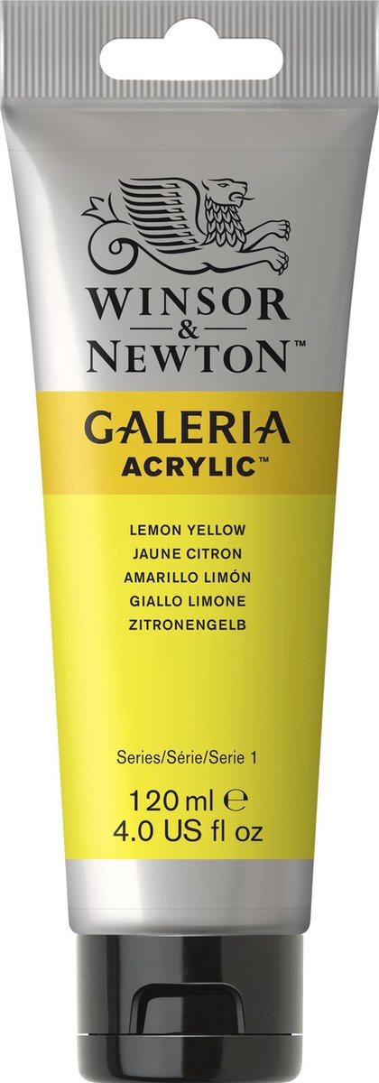 Winsor newton galeria acryl 120ml lemon yellow