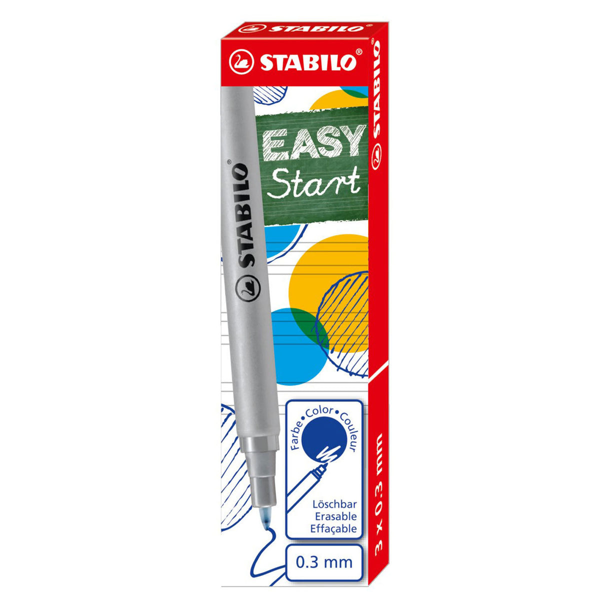 STABILO EASYoriginal 3 Navullingen Fine - Blauw