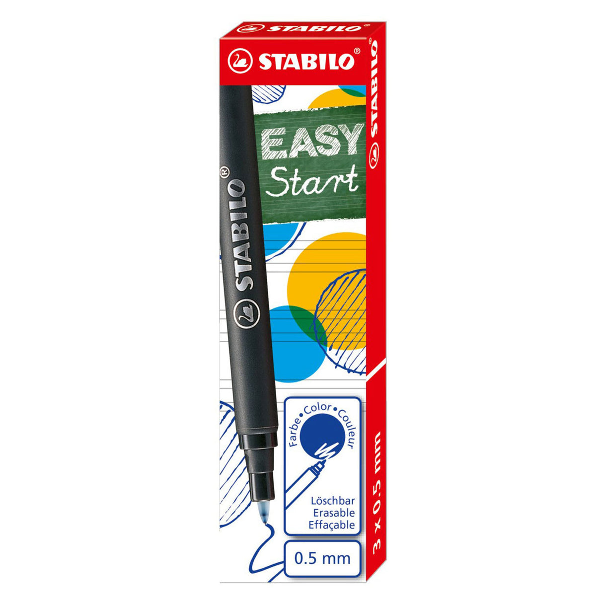 Stabilo EASYoriginal 3 Navullingen Medium Blauw