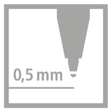 Stabilo easyoriginal - penvulling - medium 0,5 mm - doos met 20 stuks