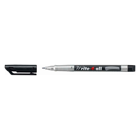 Stabilo write-4-all - permanent marker - fijn - zwart