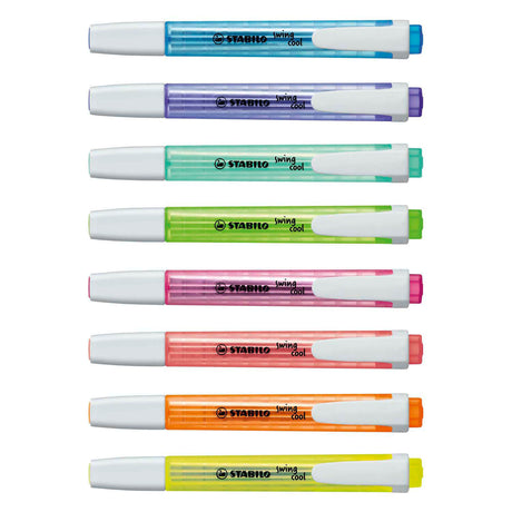 Stabilo tekstmarker swing cool 275 8-3 kleurenassortiment breed beitel 8 stuks
