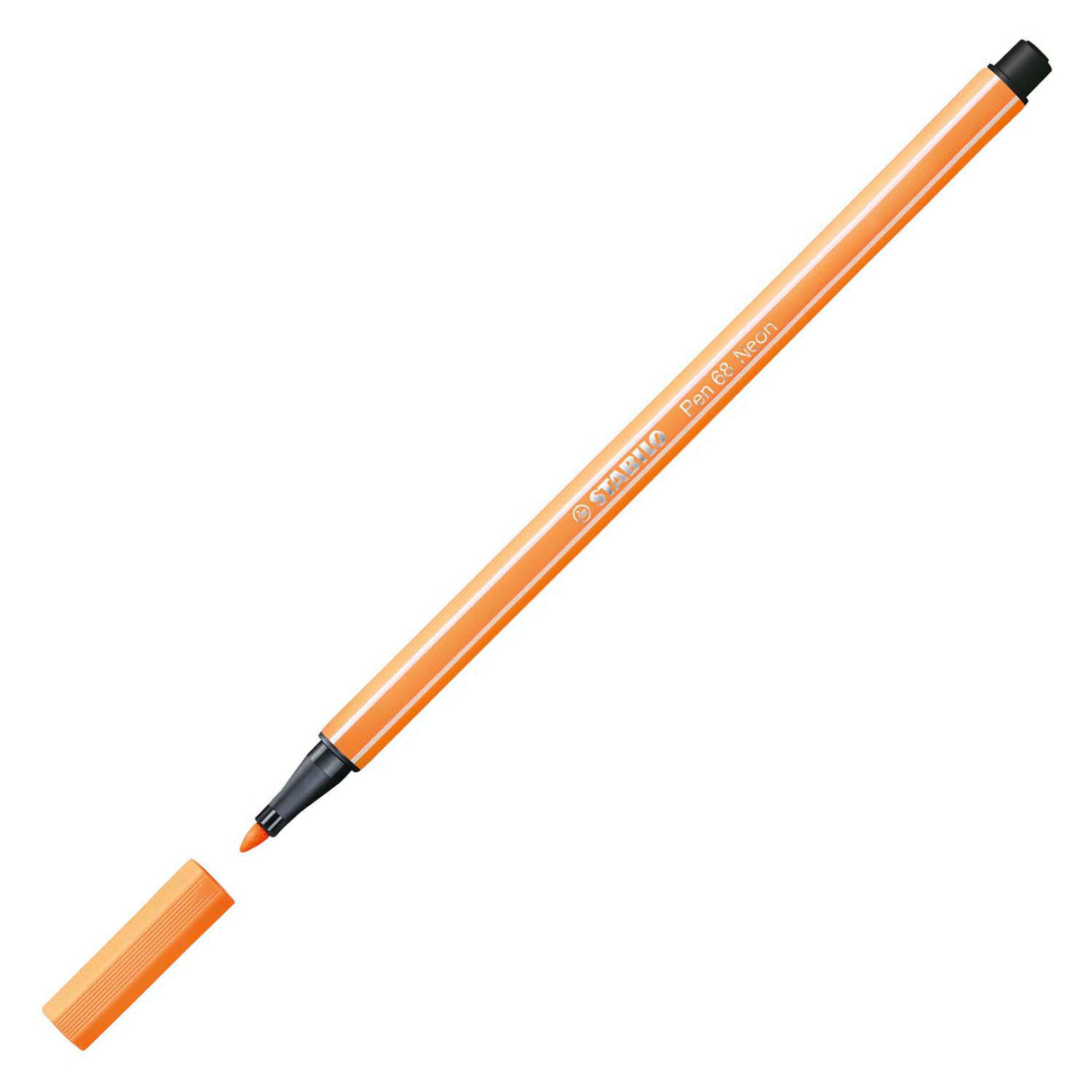 Stabilo pen 68 viltstift fluoriserend oranje (68 054)