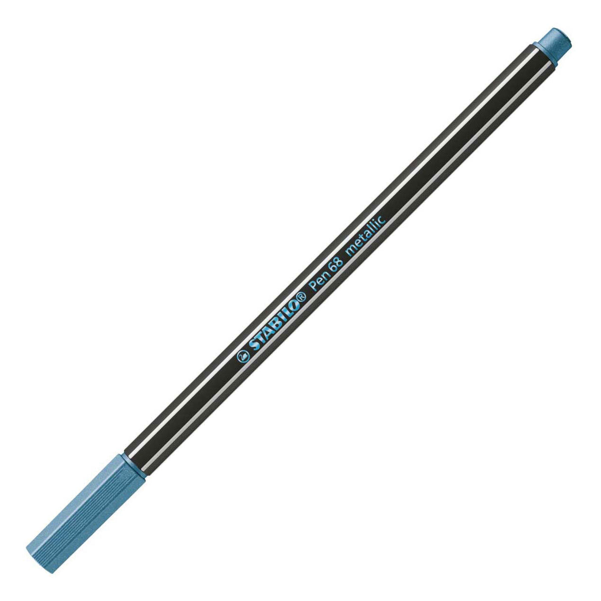 Stabilo Viltstift Metallic Blauw (68 841)