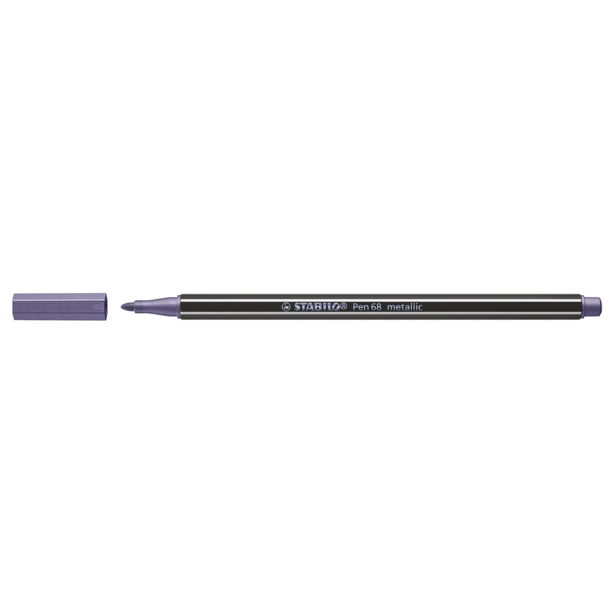 Stabilo gefillt -Tip pen metallesch Purple (6855)