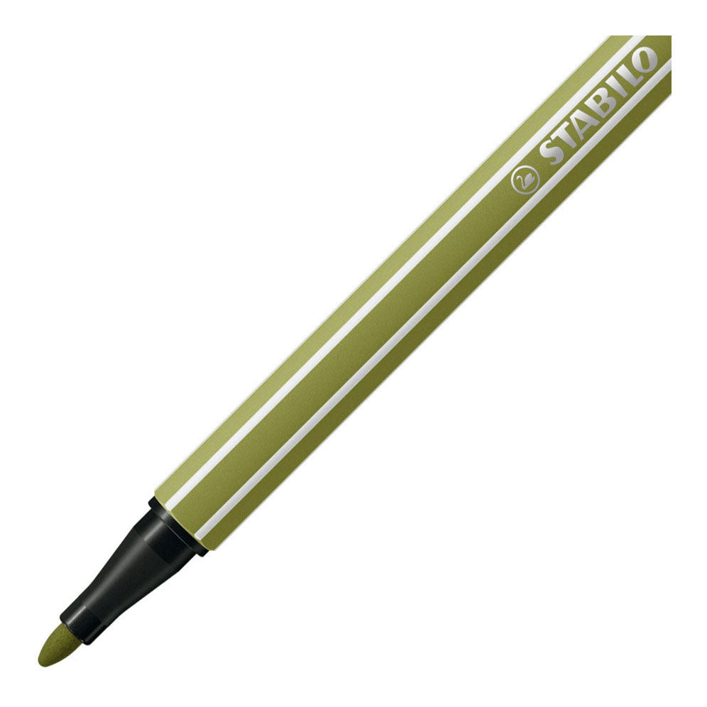 Stabilo pen 68 - viltstift - modder groen (68 37)