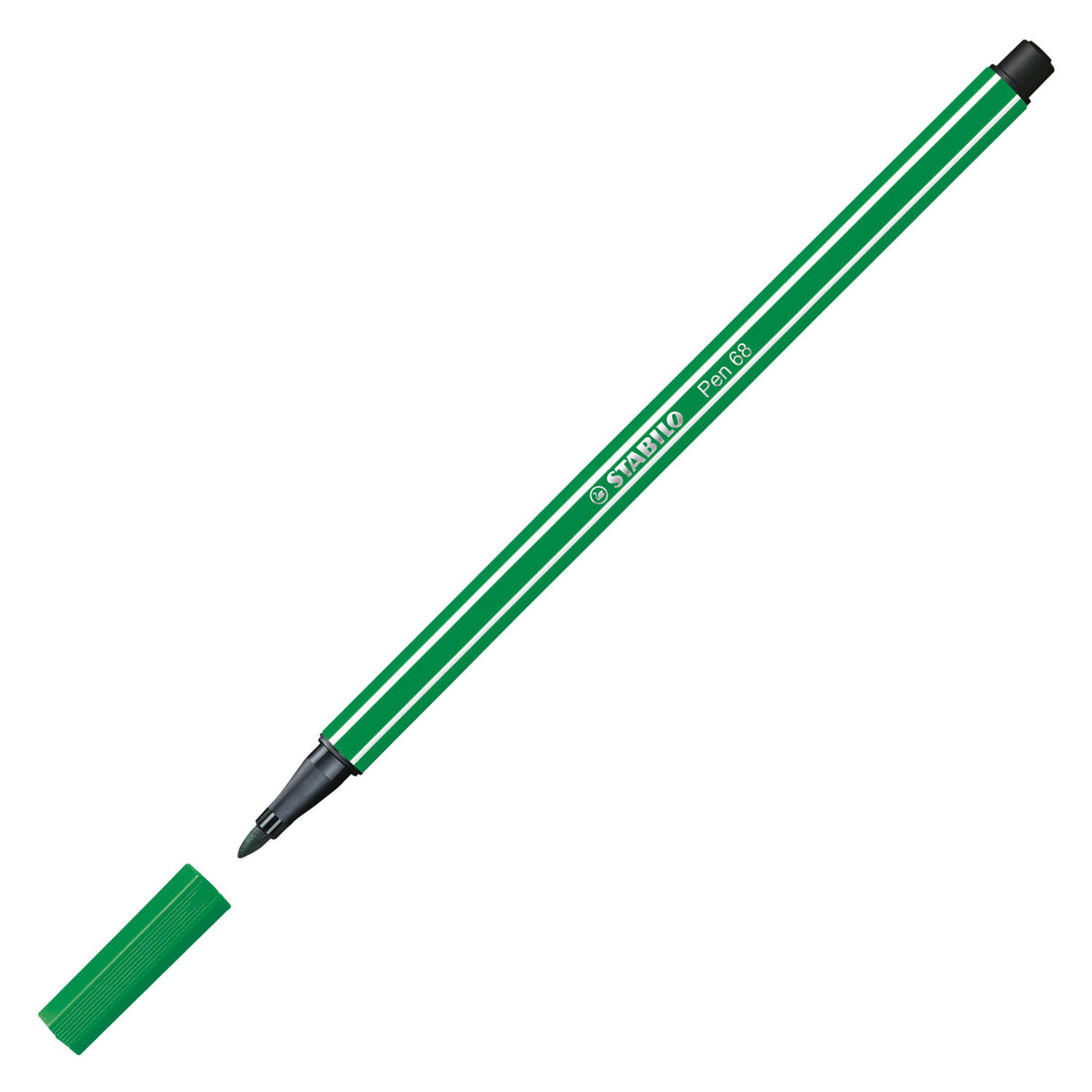 Stabilo viltstift premium pen 68 polypropyleen 1mm groen