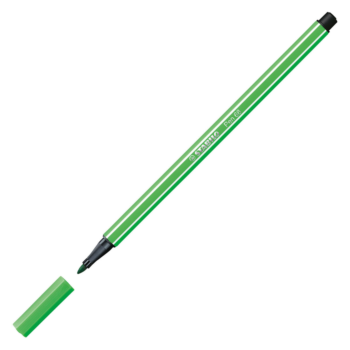 Stabilo pen 68 - viltstift - bladgroen (68 43)