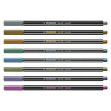 Stabilo pen 68 metallic etui 8 kleuren