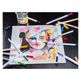 Stabilo pen 68 brush - viltstift - bleek vermiljoen (30)